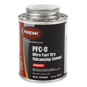 PREMA Ultra Fast Dry Vulcanizing Cement 8 fl. Oz Can T398-PRMPFC8-1