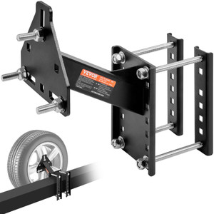 Spare Tire Carrier, Trailer Spare Tire Mount, 160 lbs Capacity, Utility Trailer Accessories Fits Mo E415-BTCFJLS160LBS14F0V0