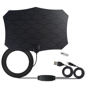 120 Miles Digital TV Antenna 25DB HDTV Antenna with Amplifier Signal Booster Radius Fox DVB-T2 Indo K484-PEL_0896XM26