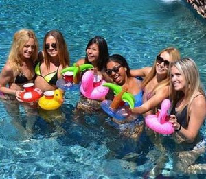 Color: PALM TREE - Fun Floaties Make Your Own Pool Bar K290-51559581057297