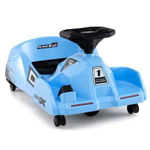 12V Electric Cleaning Go Kart with Detachable Mop and Remote Control-Blue B593-TQ10386US