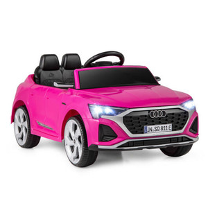 12V Kids Ride on Car Licensed Audi SQ8 with Remote Control and 3 Speeds-Pink - Color: Pink D681-TQ10286US-PI