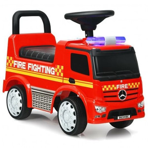 Licensed Mercedes Benz Kids Fire Engine Racer-Red - Color: Red D681-TQ10007RE