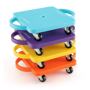 4/6-Pack Kids Scooter Board with Handles and Non-Marring Casters-6 Pack B593-TS10100CL-4TS10102CL-6