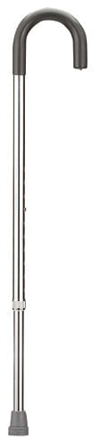 Aluminum Cane Silver Standard Handle Adjustable B731-1610