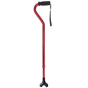 Cane  Offset  Blue Jay Red with Foam Handle B731-BJ210190R