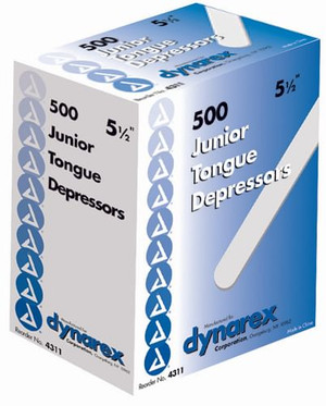 Tongue Depressors-Regular 6  Non-Sterile Bx/500 B731-3065