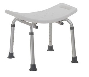 Shower Safety Bench W/O Back Tool-Free Assembly  Grey B731-1188C