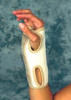 Canvas Wrist Brace Medium 3 - 3 1/2  Sportaid B731-SA4002MD