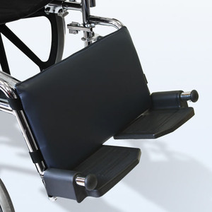 Leg Rest Pad for Wheelchairs Navy  16 w X 9 h B731-1542