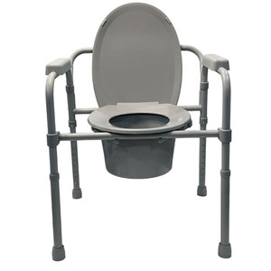 Convenient Commode Folding Steel Commode - Elongated Cs/3 B731-BJ135100