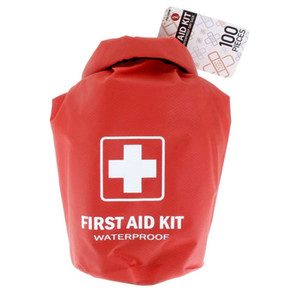 All Purpose First Aid Kit, Waterproof Dry Bag, Red Q491-FA100-EA