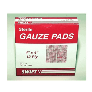 Chaos Safety Supplies Gauze Pads 4 in. x 4 in. (Pack of 10) T398-CSU67444