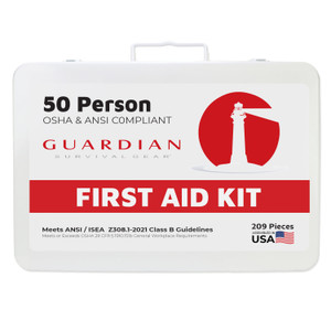 Guardian 25-50 Person First Aid Kit - Metal Q491-GSG3683