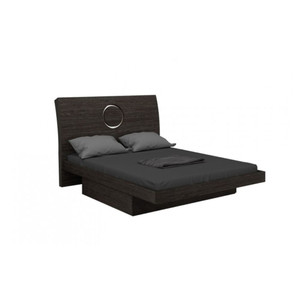 Four Piece Gray Solid Wood Bedroom Set With Mirror N270-343930