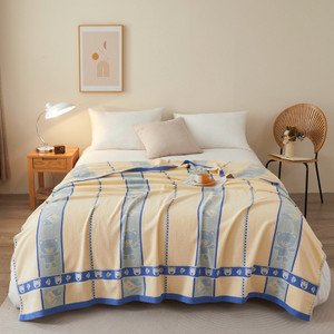 Pattern: Small Flowers Blue, Size Specification: 150x200cm - Single Air-conditioning Summer Cooling Q119-CJYD254630810JQ