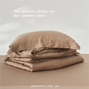 Pattern: Khaki, Size Specification: Single Duvet Cover 200 X230cm - Quilt Cover Silky Cool Feeling  Q119-CJYD244311927AZ