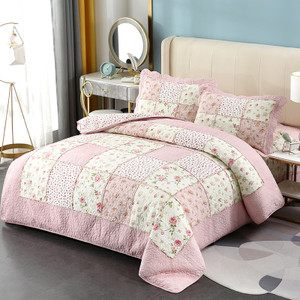Size Specification: Three Pieces - European And American Pastoral Style Bed Three-piece Set Bedspre Q119-CJYD245464201AZ