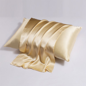 Pattern: Golden Champagne, Size Specification: 51x91CM - Zipper Silk Double-sided Pillowcase Househ Q119-CJYD246236467OL