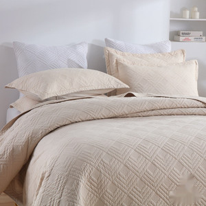 Pattern: New Plaid Beige, Size: 250 ?— 270cm With Pillowcase - Double-sided Plus-sized Pure Cotton  Q119-CJYD246189442PK