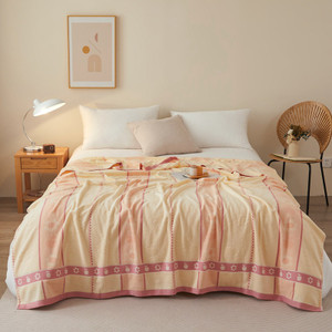 Pattern: Small Flower Bean Yarn, Size Specification: 180x220cm - Single Air-conditioning Summer Coo Q119-CJYD254630805EV
