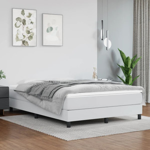  Bed Frame White Faux leather, plywood, engineered wood Queen A949-3120731