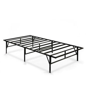 Twin XL Sturdy Metal Platform Bed Frame in Black Q280-BLTMP799513