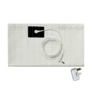 Power Supply: UK, Size: 153x203cm - Conductive Anti-fatigue Anti-static Grounding Silver Fiber Bed  Q119-CJYD244998215OL