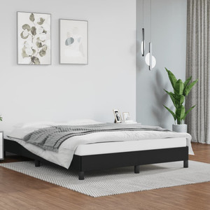  Bed Frame Black Faux leather, plywood, engineered wood Full A949-346932
