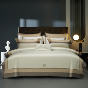 Color: Angel Khaki Champagne, Specifications: Fitted Sheet Enlarge 4pcs - 160 Double-strand Long-st Q119-CJCS197907223WD