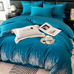 Pattern: Xingyao Blue, Size Specification: 200x230 - Simple Four-piece Bedding Set Available In Fou Q119-CJCS255955705EV