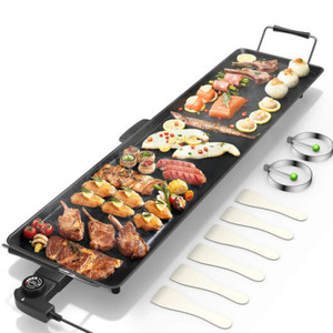 35 Inch Electric Griddle with Precise Multi-level Temperature Control B593-PreciseES10267BK