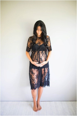 Lace hook flower maternity skirt Q119-CJNSSYLY02264