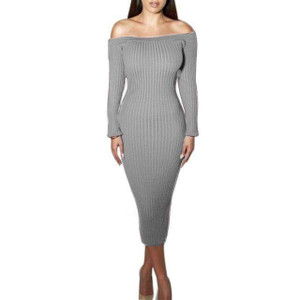 Color: Light Gray, Size: S - Robe Kate Q119-CJNSSYLY00611-Light Gray-S