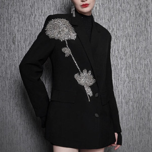 Women's Hand-stitched Floral Suit Jacket Q119-CJYD2051455