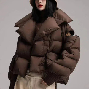 Color: Blue, Size: M - Overcoat 2025 New Fashion Women Down Jacket Winter White Duck Down High Qual F640-12000042198591340