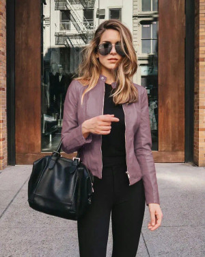 Color: Dark Grey, Size: XL - Womens Spring Full Long Sleeve Jacket Coat Autumn Leather Blazer Winte F640-12000042770972289