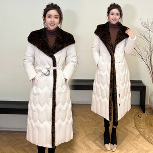 Stitching Overknee Long Slim-fit Belt Elegant Cotton-padded Jacket Q119-CJJK2534268