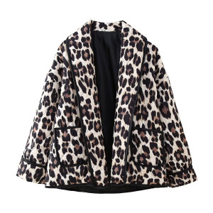 Color: Leopard Print Coat 1, Size: XXL - New Printed Fashion Loose Lamb Fur Leopard Coat Q119-CJYD217959024XC
