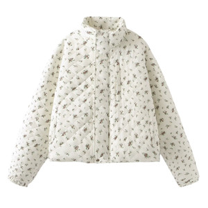 Women's Floral Thick Loose Warmth Retention Material Clothes And Coat Q119-CJJK2090652