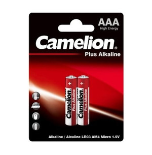 AAA Alkaline Battery, 2 Pack D800-LR03-BP2