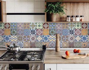 4" X 4" Linna Mutli Mosaic Peel And Stick Tiles N270-400360