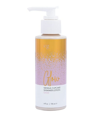 CGC Glow Pink Cupcake Shimmer Body Lotion - 4 oz Gold X615-CGC1301-04