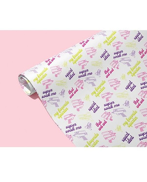 Squirt Alert Naughty Wrapping Paper X615-KK-WP-SQUIRT