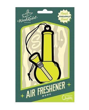 Wood Rocket Bong Air Freshener - Pineapple X615-WR-VAF-020