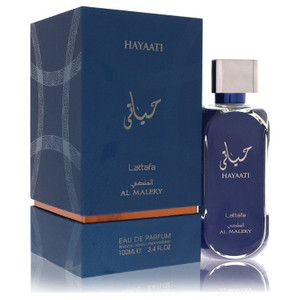 Lattafa Hayaati Al Maleky by Lattafa Eau De Parfum Spray 3.4 oz (Men) V728-564756