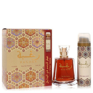 Lattafa Raghba by Lattafa Eau De Parfum Spray Plus 1.7 oz Deodorant Spray 3.4 oz (Men) V728-562423