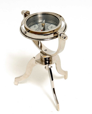 5" X 5" X 8.5" Gimbaled Compass On Tristand N270-364305
