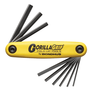 Bondhus Corp. HEX GORLIIAGRIP FOLD UP SET SIZES 5/64 THRU 1/4" T398-BND12589