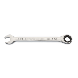 GearWrench 1-1/8 Inch 90-Tooth 12 Point Ratcheting Combination Wrench T398-KDT86955